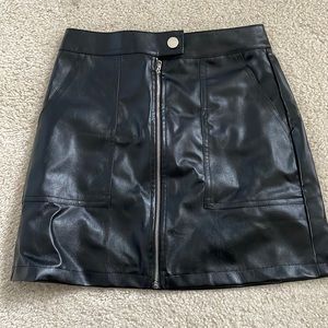 Princess polly leather skirt